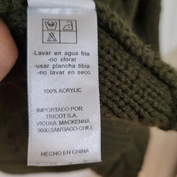 Blugirl Blumarie Green Knit Cardigan | Fall Knit Cardigan | Large Cardigan - Picture 11 of 11